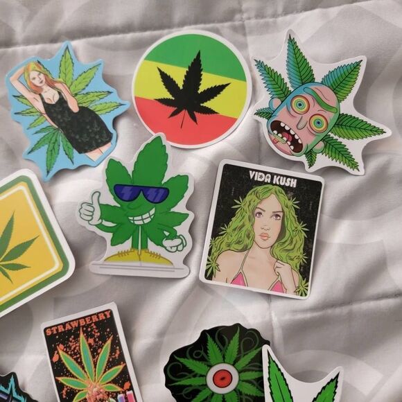 Stickers Bundle of 24 Mary Jane Rick & Morty SpongeBob Ect - Picture 2 of 4